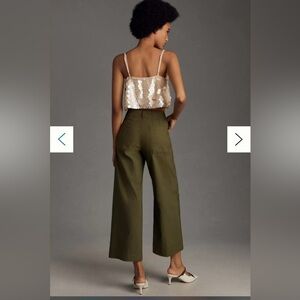 Anthropologie- Maeve - “The Colette” - wide leg cropped pants size 31